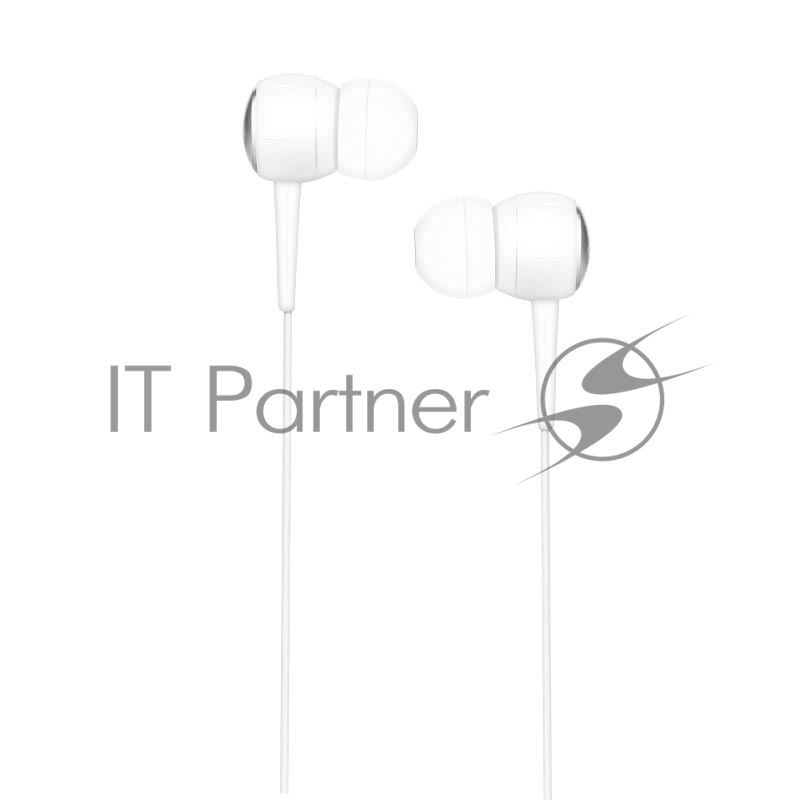 Наушники HOCO М19 Drumbeat universal с микрофоном, 3.5mm mini jack, белый