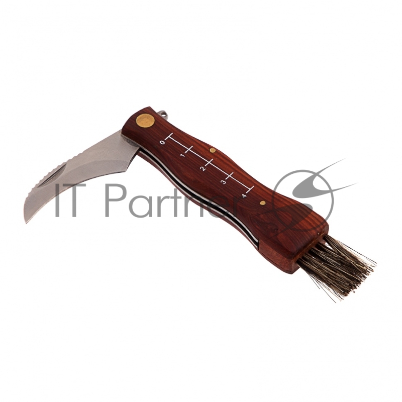 Нож грибника складной, 145 мм, деревянная рукоятка// Palisad