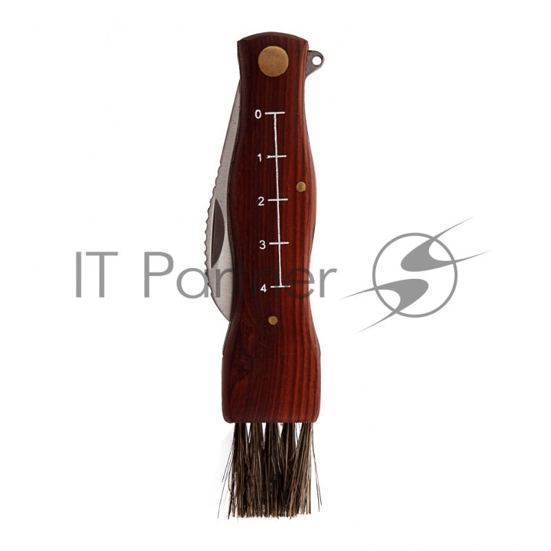 Нож грибника складной, 145 мм, деревянная рукоятка// Palisad