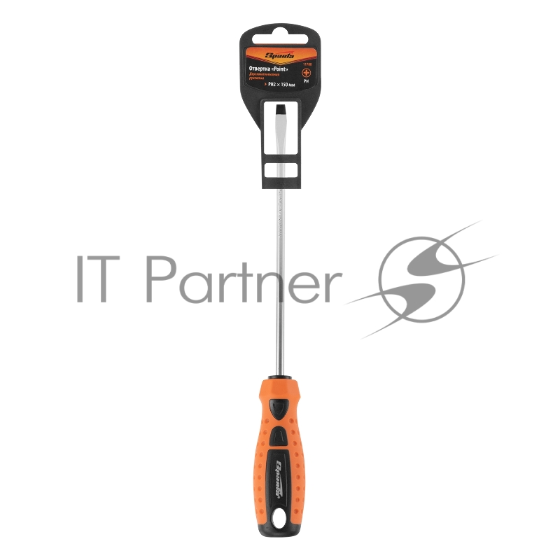 Отвертка Point, SL5,0 х 150 мм, 2-х компонентная рукоятка// Sparta
