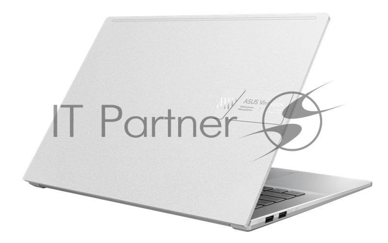 Ноутбук ASUS Vivobook Pro 14 M7400QE-KM118 R5-5600H/16Gb/512Gb M.2 SSD/14,0 OLED WQXGA+ (2880 x 1800) 90Hz/GeForceRTX 3050Ti 4Gb/WiFi6/BT/Backlit KB/No OS/1.4Kg/METEOR WHITE/DIALPAD