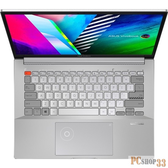Ноутбук ASUS Vivobook Pro 14 N7400PC-KM227 Intel Core I5-11300H/8Gb/512Gb M.2 SSD/14,0 OLED WQXGA+ (2880 x 1800) 90Hz/GeForceRTX 3050 4Gb/WiFi6/BT/FP/Backlit KB/No OS/1.4Kg/COMET GREY/DIALPAD