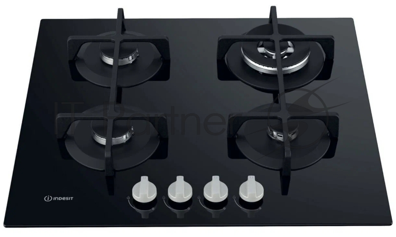 Газовая варочная поверхность Indesit ING 62T/BK черный