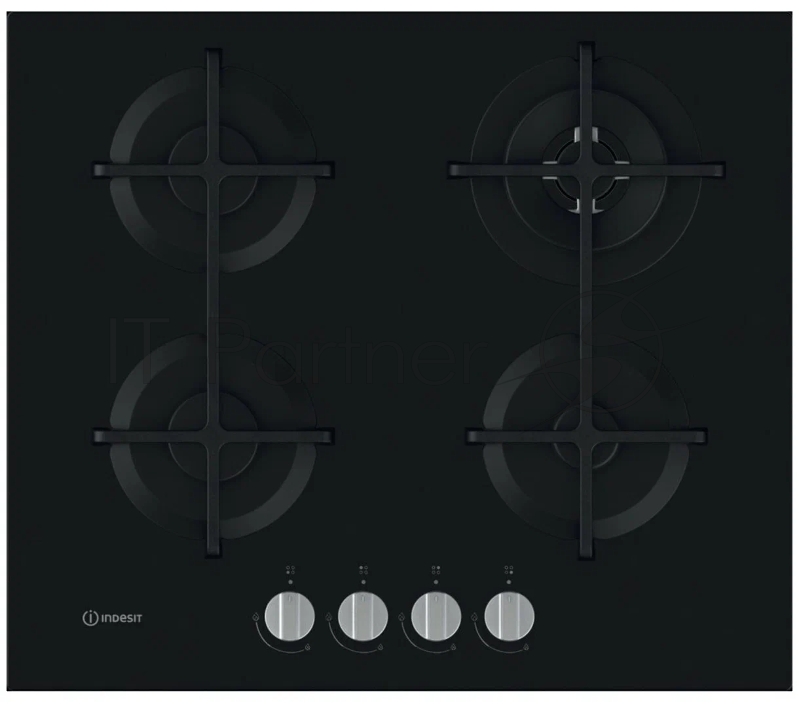 Газовая варочная поверхность Indesit ING 62T/BK черный