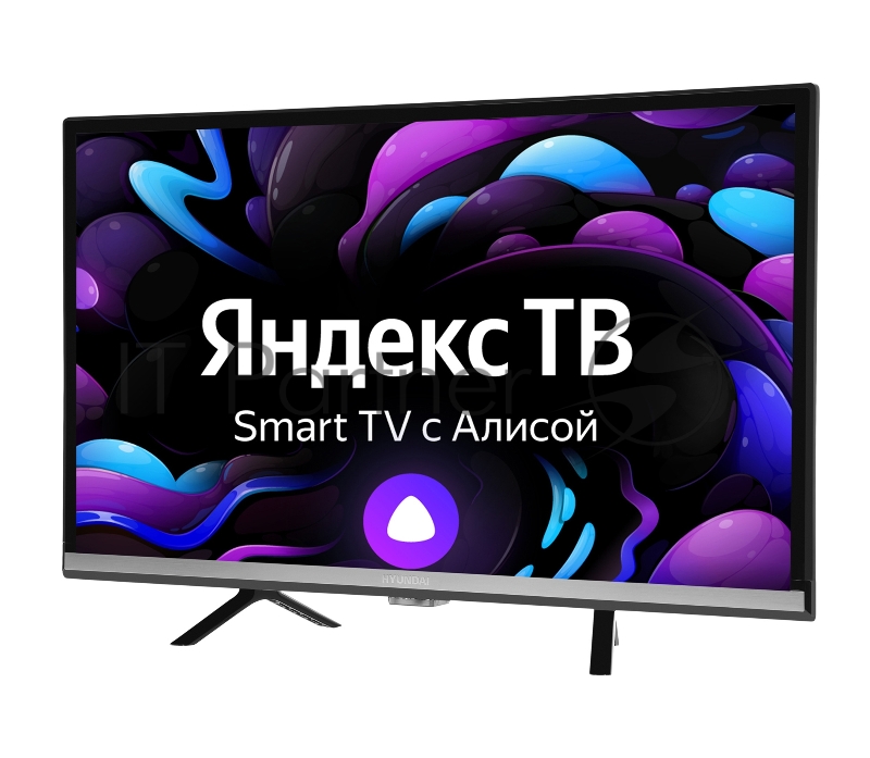 Телевизор LED Hyundai 24 H-LED24BS5000 Яндекс.ТВ черный HD 60Hz DVB-T DVB-T2 DVB-C DVB-S DVB-S2 WiFi Smart TV