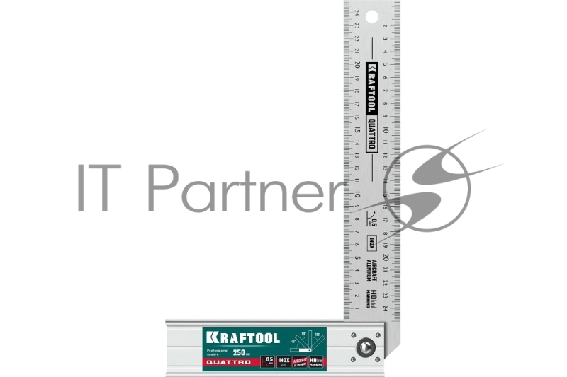 Складной столярный угольник, 4 положения Kraftool QUATTRO 250 мм