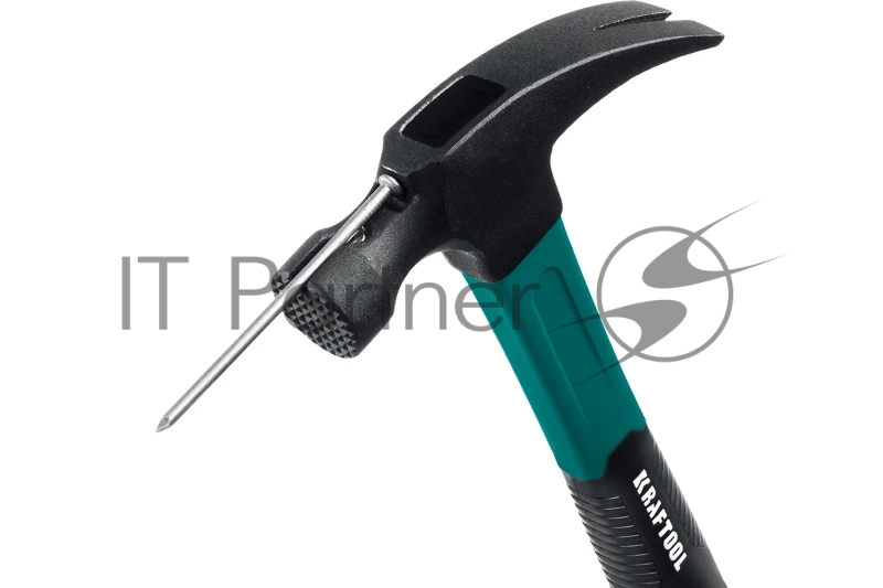 Молоток-гвоздодёр столярный KRAFTOOL Fiberglass 560 г c фиберглассовой рукояткой