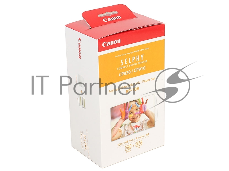 Набор для печати Canon RP-108 (O)10x15, 108л., белый для сублимационных принтеров 8568B001