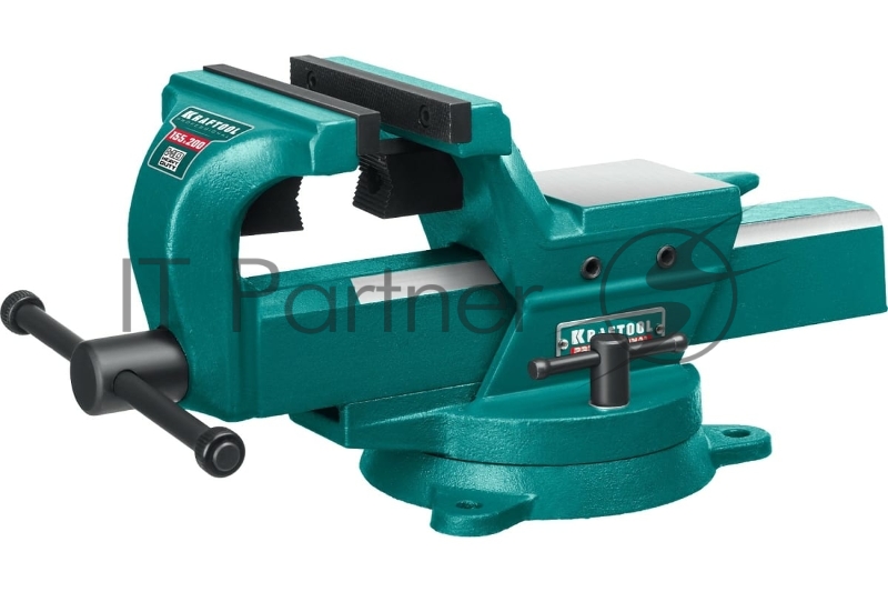 Кованые стальные тиски KRAFTOOL FORGE-155/200 с регулировкой компенсации люфта