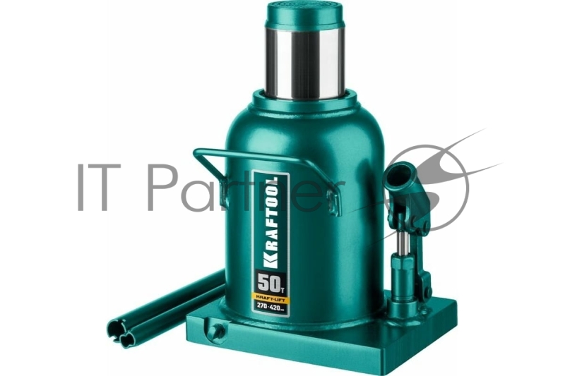 Домкрат KRAFTOOL KRAFT-LIFT 50т, 270-420мм домкрат бутылочный гидравлический, KRAFT BODY