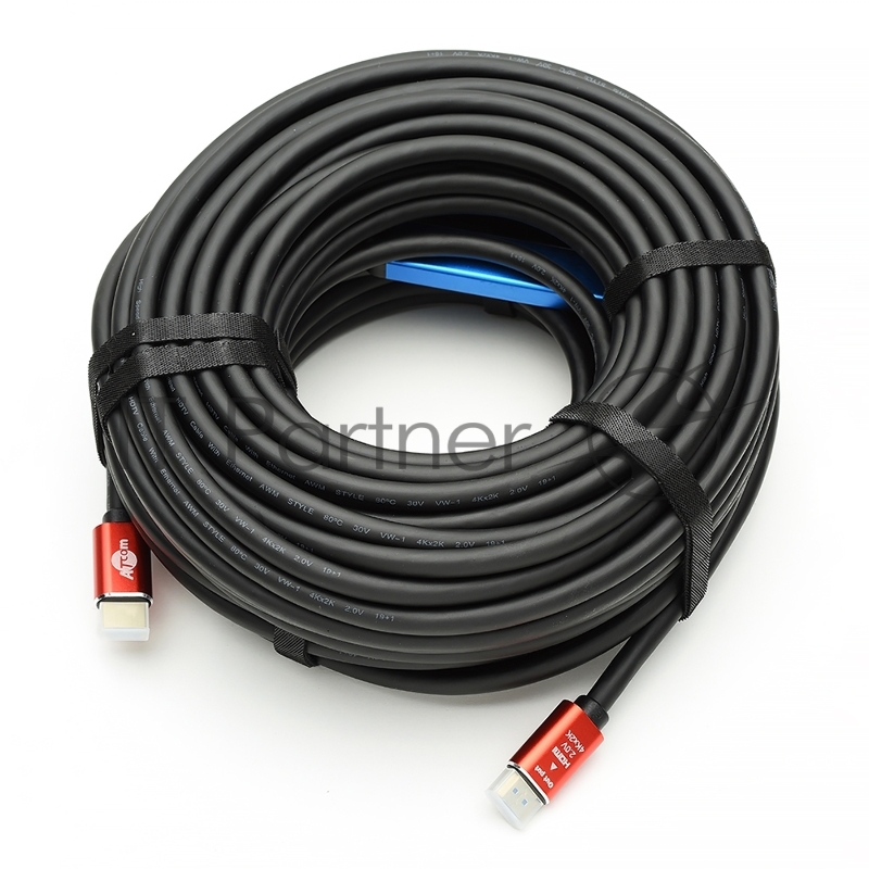 Кабель HDMI 30 m (Red/Gold, в пакете) VER 2.0 Кабель HDMI 30 m (Red/Gold, в пакете) VER 2.0