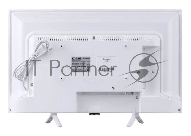 Телевизор LED Hyundai 24 H-LED24BS5002 Android TV белый HD 60Hz DVB-T DVB-T2 DVB-C DVB-S DVB-S2 WiFi Smart TV