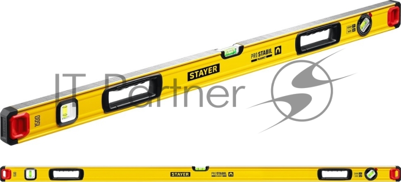 Уровень STAYER PROFESSIONAL 1500 мм уровень магнитный с двумя фрезерованными поверхностями