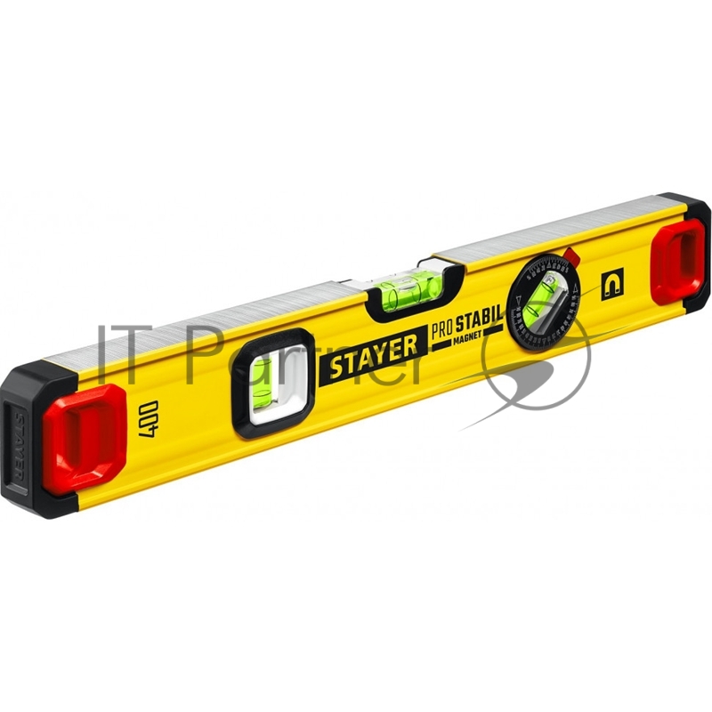 Уровень STAYER PROFESSIONAL 400 мм уровень магнитный с двумя фрезерованными поверхностями