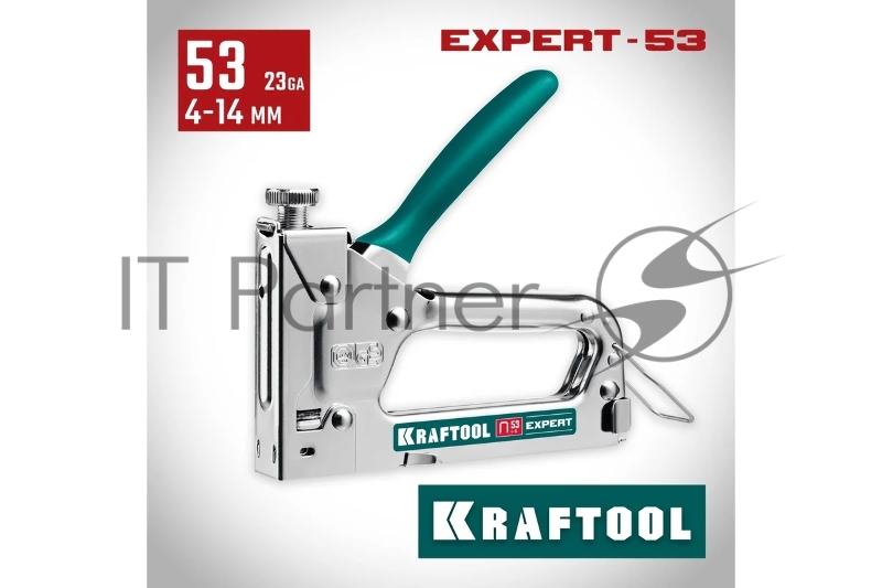 Стальной компактный степлер тип 53(4-14мм), KRAFTOOL Expert-53