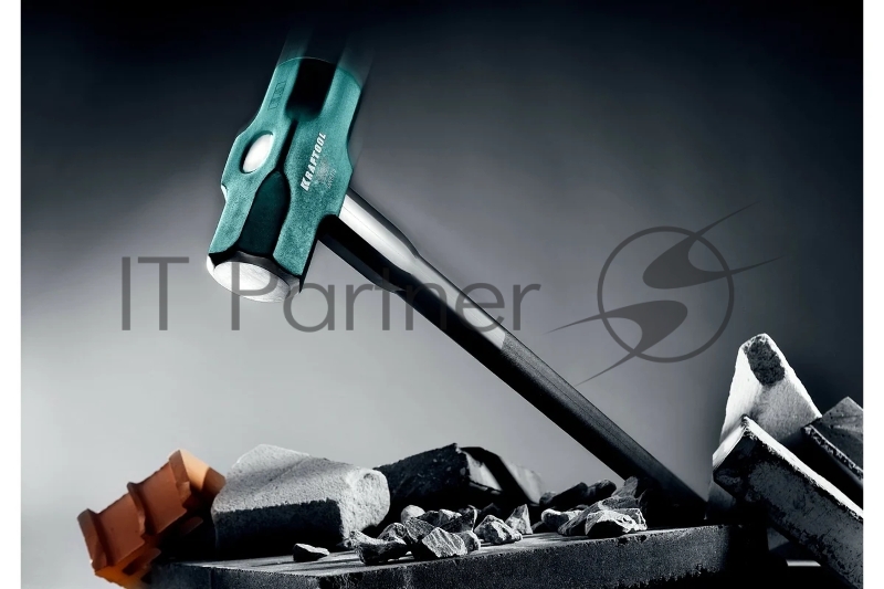 Кувалда со стальной удлинённой обрезиненной рукояткой KRAFTOOL STEEL FORCE 8 кг