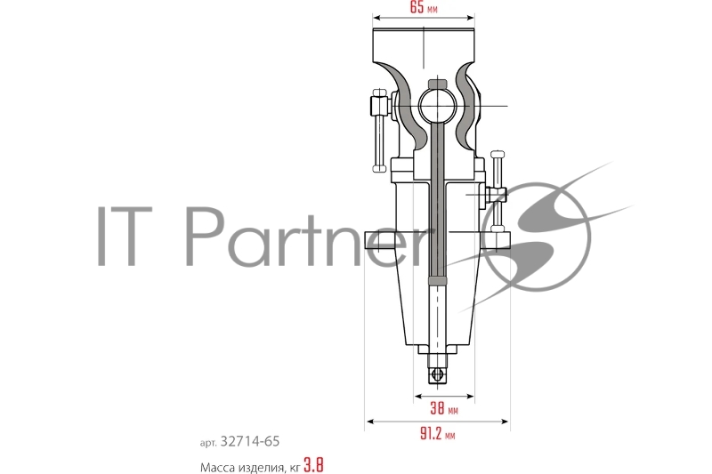 Многофункциональные настольные тиски KRAFTOOL 3D-MINI 65/38 мм