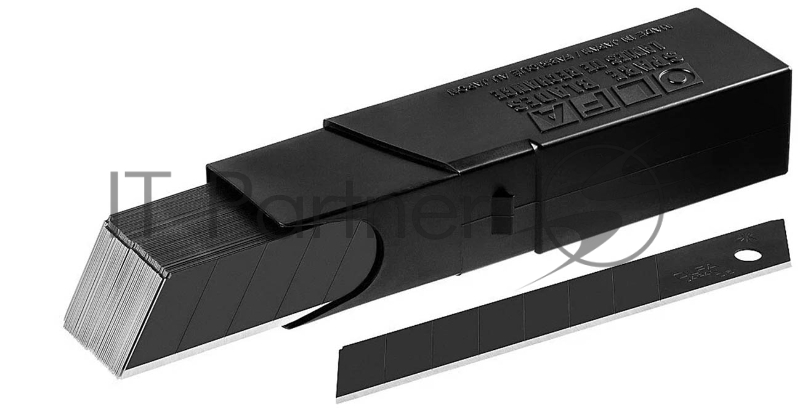Лезвие OLFA EXCEL BLACK сегментированное, 8 сегментов, 18 мм, 50 шт, в боксе