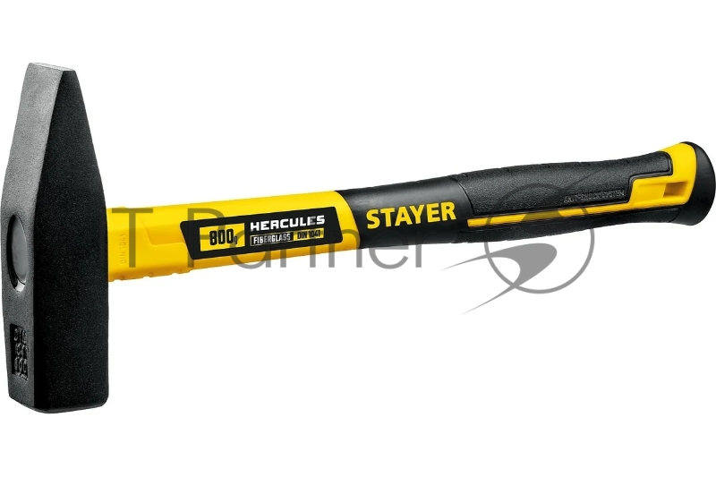 Молоток STAYER Hercules 800 г молоток слесарный с фиберглассовой рукояткой