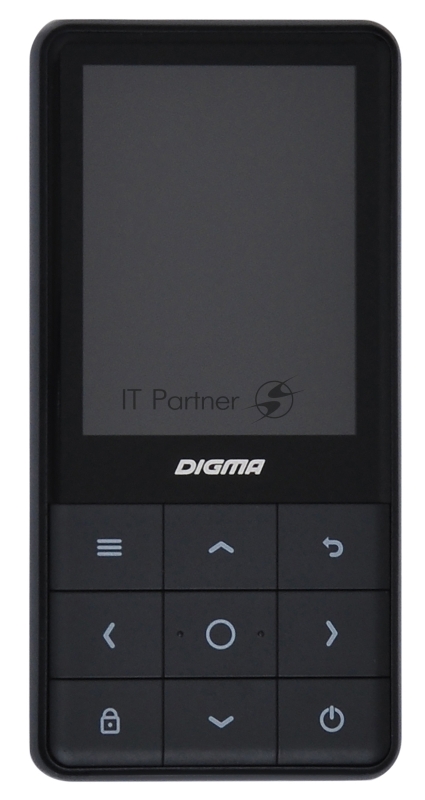 Плеер Hi-Fi Flash Digma Y4 BT 16Gb черный/2.4/FM/microSDHC