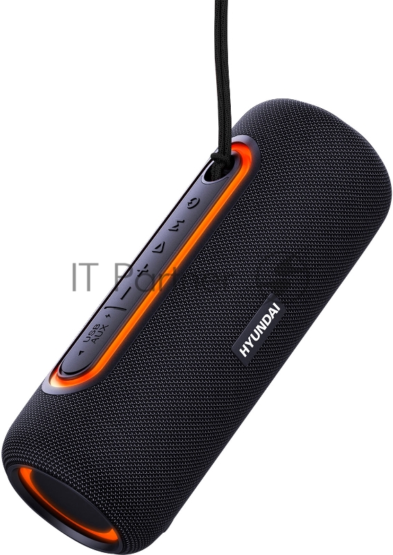 Колонка порт. Hyundai H-PS1021 черный/черный 25W 1.0 BT 10м 1500mAh