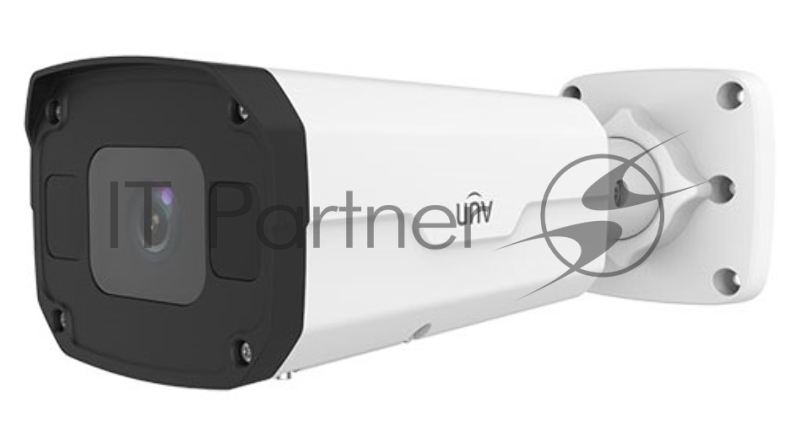 Видеокамера IP Uniview IPC2322SB-DZK-I0 Уличная цилиндрическая антивандальная: моториз. объектив 2.7-13.5мм, 2MP, Smart IR 50m, WDR 120dB, Ultra 265/H.264/MJPEG,Smart функции, LightHunter, Alarm: 1 in/1 out, Audio: 1 in/1 out, MicroSD, PoE, IP67/IK10