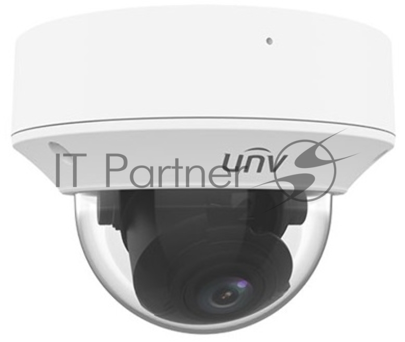 Видеокамера IP Uniview IPC3232SB-ADZK-I0 Купольная антивандальная: моториз. объектив 2.7-13.5мм, 2MP, Smart IR 40m, Mic, WDR 120dB, Ultra 265/H.264/MJPEG, Smart функции, LightHunter, Alarm: 1 in/1 out,Audio: 1 in/1 out, MicroSD, PoE, IP67/IK10