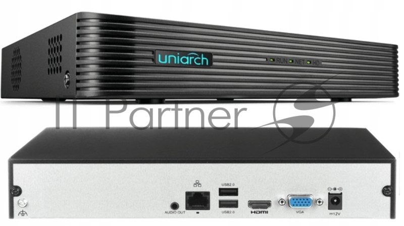 Видеорегистратор IP Uniarch 10-и канальный FullHD