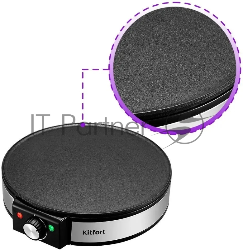 Блинница Kitfort КТ-1678 черный