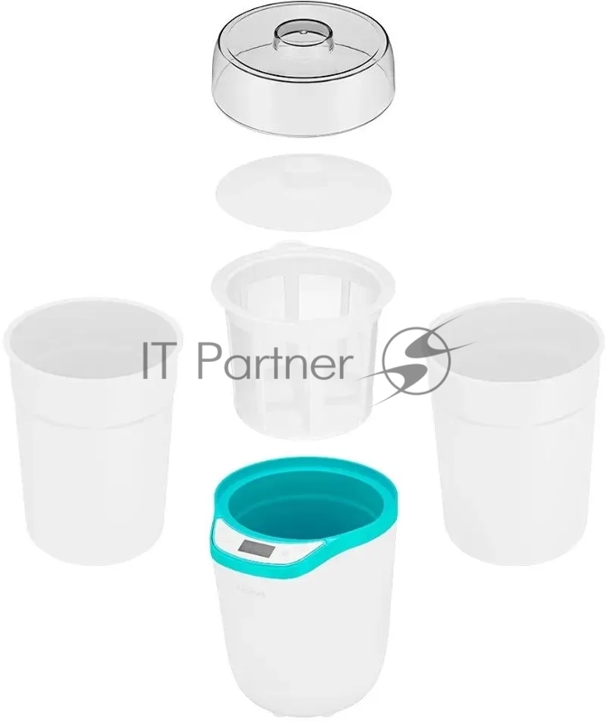 Йогуртница Kitfort КТ-2077-3 бирюзовый