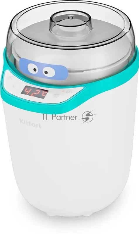 Йогуртница Kitfort КТ-2077-3 бирюзовый