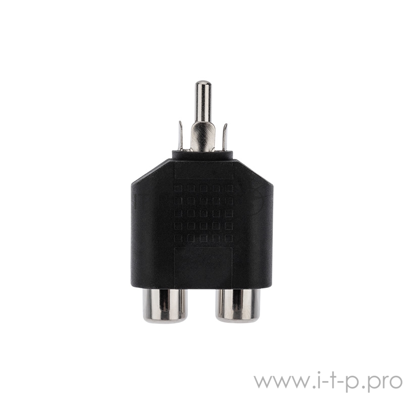 Переходник Rexant (14-0421) ПЕРЕХОДНИК 1 штекер RCA - 2 гнезда RCA