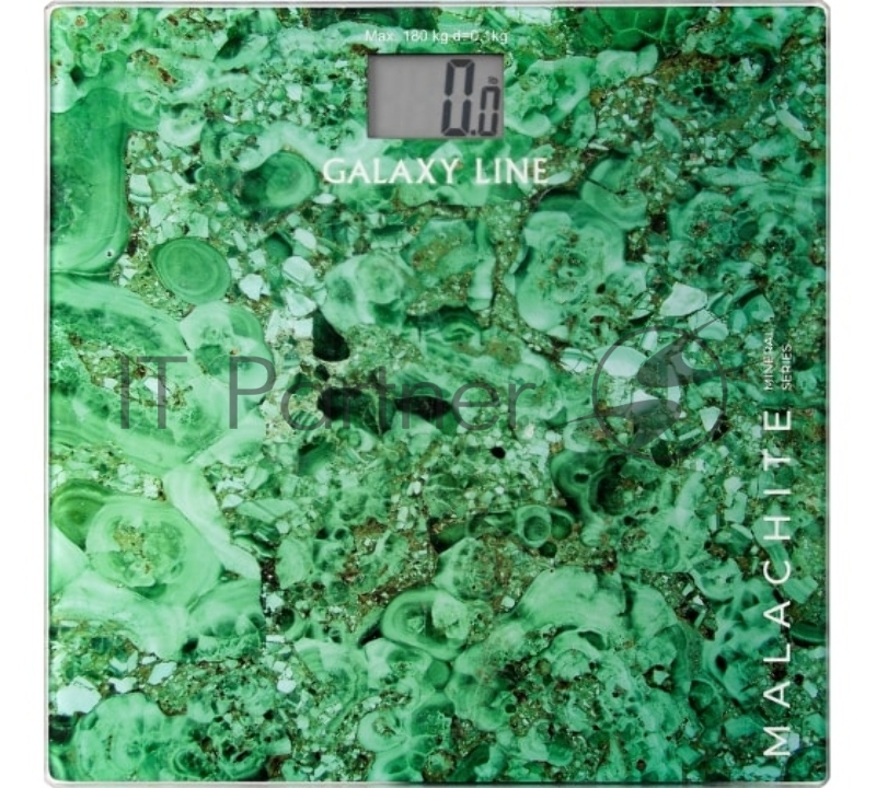 Весы напольные Galaxy LINE GL 4818 МАЛАХИТ электронные, максимально допустимый вес 180 кг, эл