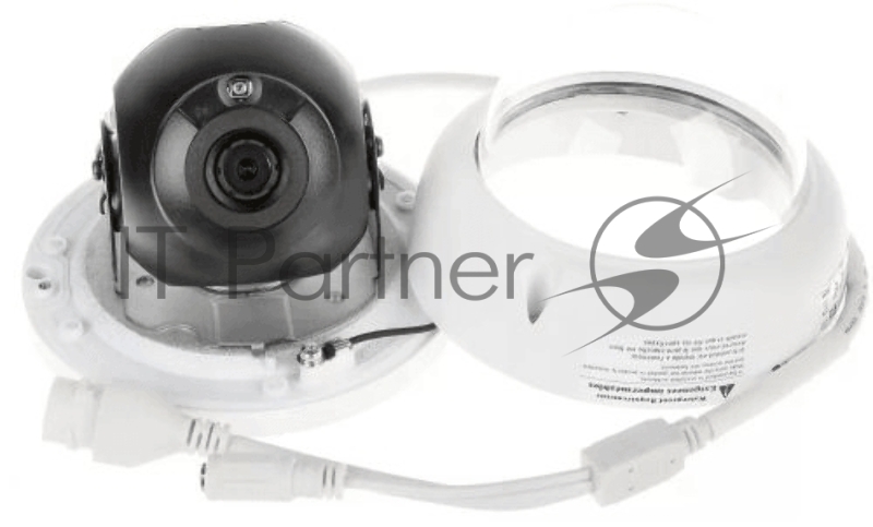 Уличная IP-камера купольная антивандальная с фиксированным объективом Uniarch 4МП 2.8 мм, ИК подсветка до 30 м., матрица 1/3 CMOS