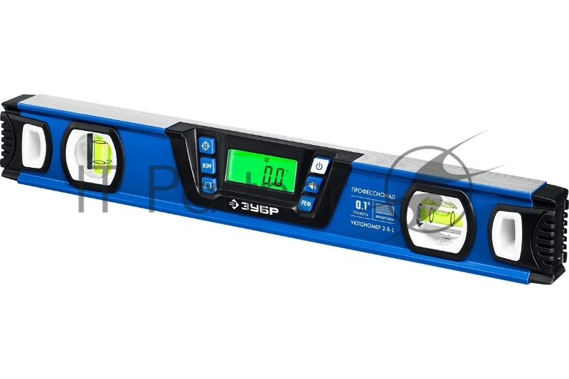 Горизонт уровень-уклономер, 400 мм, Диапазон 0-90°, Точность ±0,1°, Подсветка экрана, ЗУБР Профессионал