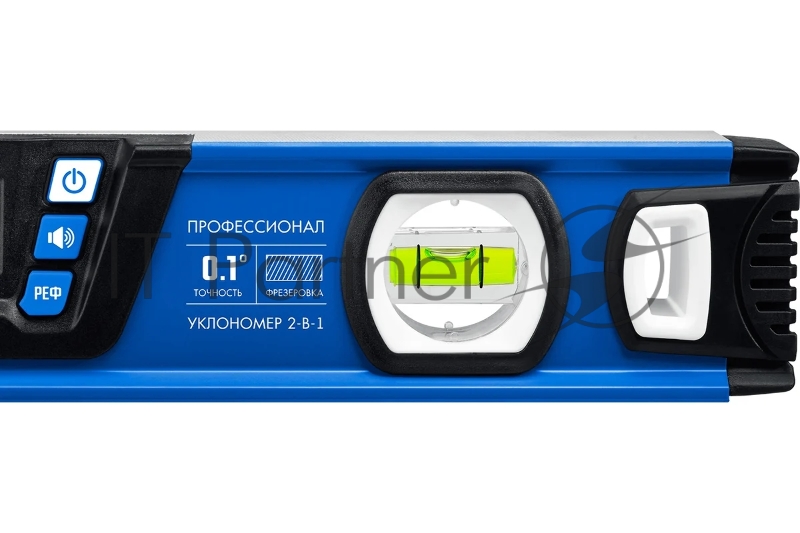 Горизонт уровень-уклономер, 400 мм, Диапазон 0-90°, Точность ±0,1°, Подсветка экрана, ЗУБР Профессионал