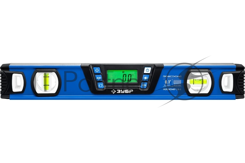 Горизонт уровень-уклономер, 400 мм, Диапазон 0-90°, Точность ±0,1°, Подсветка экрана, ЗУБР Профессионал