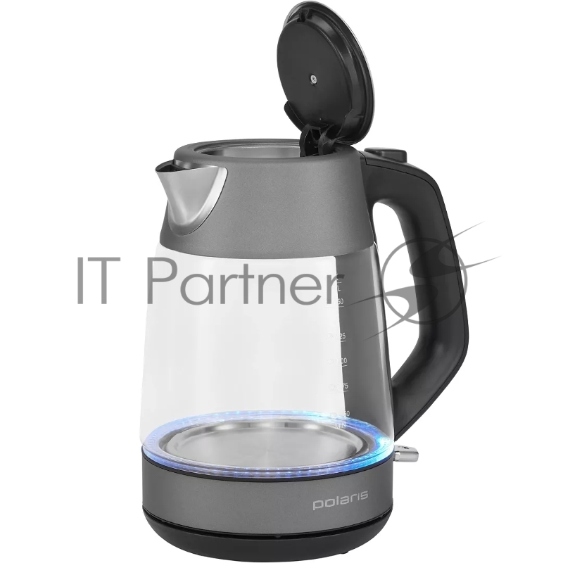 Чайник POLARIS PWK1760CGL графит , 1,7 л, 2150 Вт, стекло