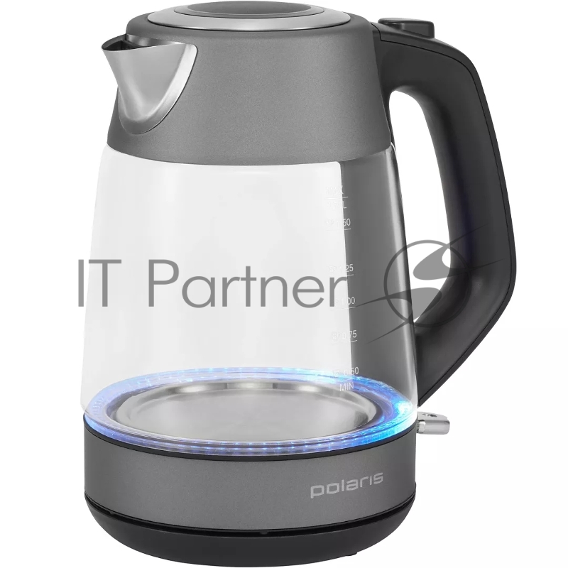 Чайник POLARIS PWK1760CGL графит , 1,7 л, 2150 Вт, стекло