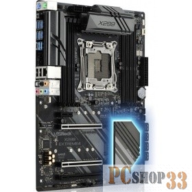 Материнская плата ASRock X299 Extreme4 Socket 2066, Intel X299, 8xDDR-4, 7.1CH, 1000 Мбит/с, USB3.1, USB 3.1 Type-C, ATX, Retail