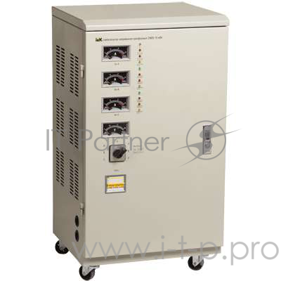 Стабилизаторы напряжения Iek IVS10-3-15000 Стабилизатор напряжения СНИ3-15 кВА трехфазный ИЭК