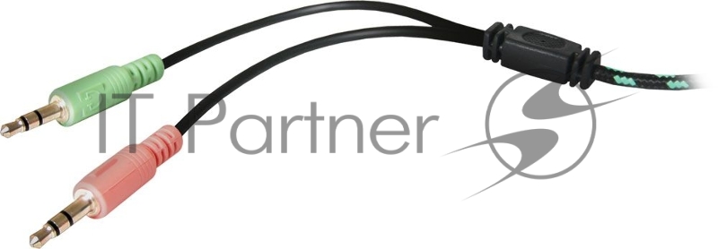 Наушники Defender Warhead G-275 зеленый + черный, кабель 1,8 м 64122