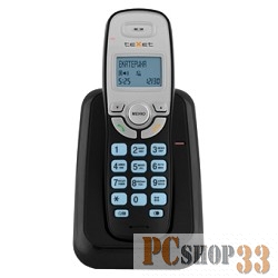 Телефон TEXET TX-D6905A черный (громкая связь,телефонная книга на 50 имен и номеров, определитель номера, будильник)