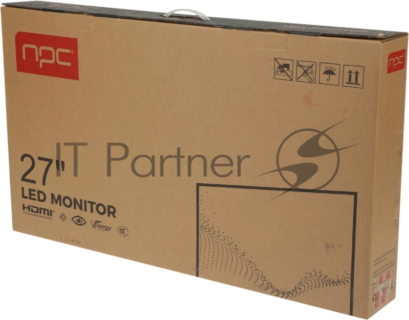 Монитор NPC 27 MQ2704 черный IPS LED 5ms 16:9 HDMI M/M матовая 1000:1 230cd 178гр/178гр 2560x1440 DP 2K USB 4кг