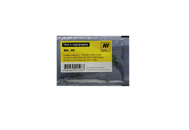 Расходные материалы Hi-Black TK-1150 Чип к картриджу для Kyocera ECOSYS M2135dn/M2635dn/M2735dw/P223