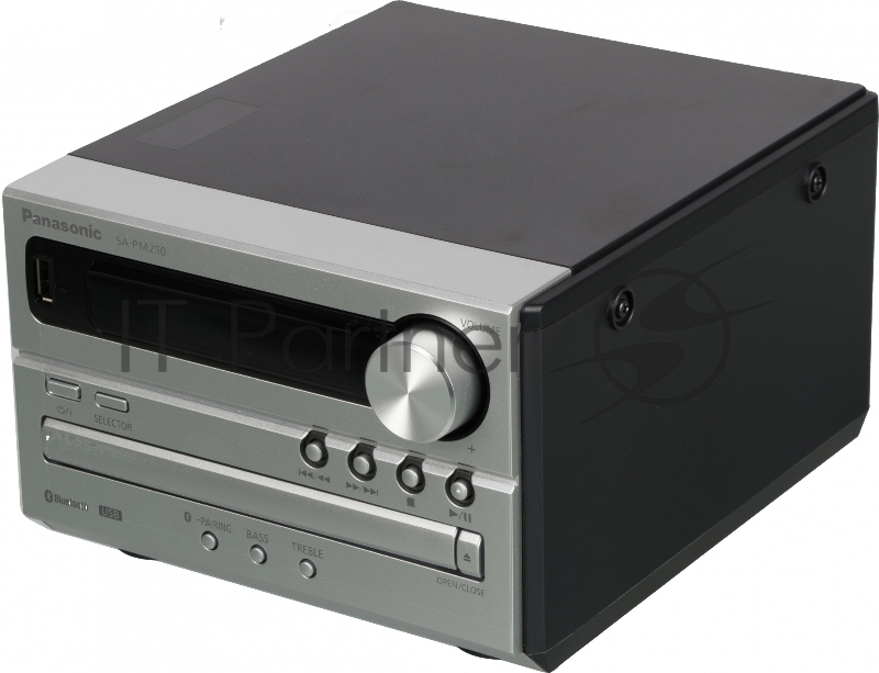 Микросистема Panasonic SC-PM250EC-S серебристый 20Вт CD CDRW FM USB BT