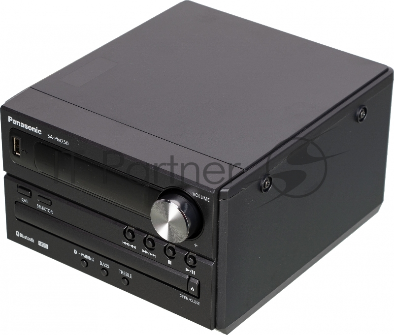 Микросистема Panasonic SC-PM250EG-K черный 20Вт CD CDRW FM USB BT