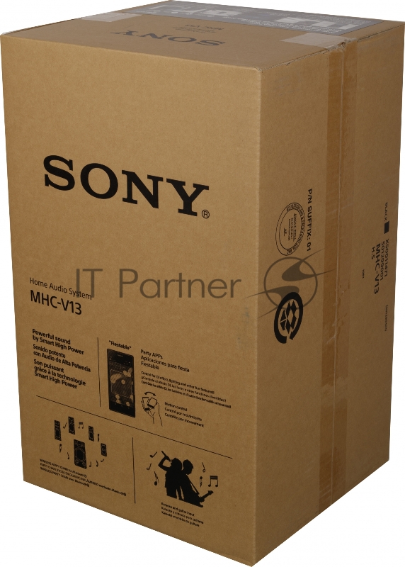 Минисистема Sony MHC-V13 черный CD CDRW FM USB BT