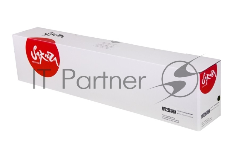 Тонер-туба Sakura MPC2503HBK для Ricoh, черный, 15000 к.