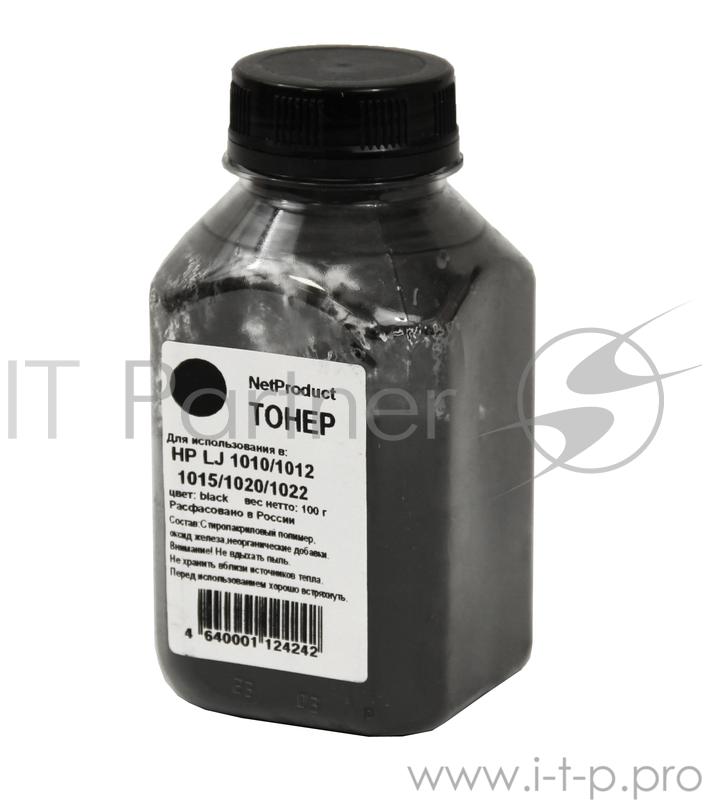 Расходные материалы NetProduct Тонер для LJ 1010, 100 г, банка